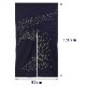 小島屋 藍染め暖簾〈めだか柄・あさぎ/紺〉|泳ぐめだかに、涼やかなジャパンブルー