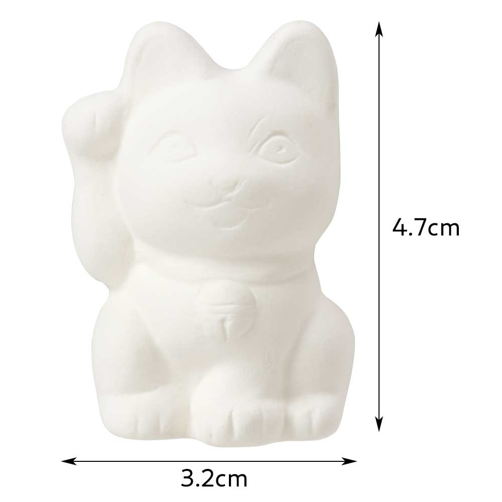 招き猫 陶器製 置物　高さ11.5cm Amazon.co.jp: 大型招き猫、11インチの陶器製招き猫、手を振る