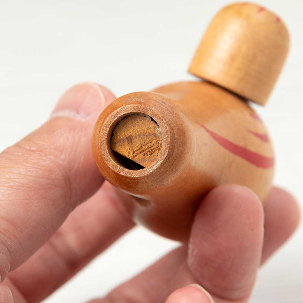 アウトレット はと笛 形が可愛い楽器玩具・木地玩具 民芸品 ※汚れあり