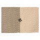 百道発信　紋　ランチョンマット　利休×薄茶 (IKI-1494)　45×31cm　福岡県の布製品　Fabric place mat  Fukuoka craft
