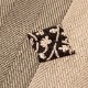 百道発信　紋　ランチョンマット　利休×薄茶 (IKI-1494)　45×31cm　福岡県の布製品　Fabric place mat  Fukuoka craft