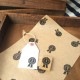 ロゼットはんこ「1」　ステーショナリーを彩る消しゴムはんこ　ただのやまもと　Rosette hanko stamp