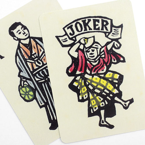 川上　澄生、四季の楽しみ西洋骨牌77、希少画集画、新品額装付 KAWAKAMI SUMIO PLAYING CARDS 川上澄生 四季のたのしみ西洋骨牌