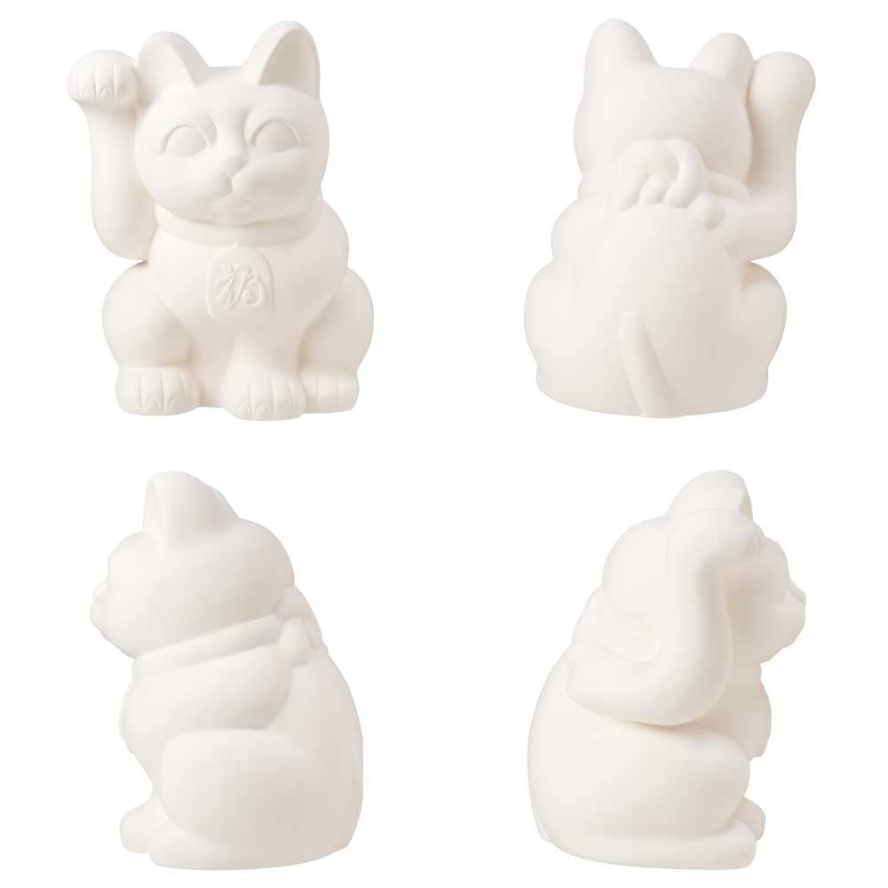 083 瀬戸焼 ホワイト招き猫 高さ29cm 1点もの 陶器製 日本製 083 瀬戸焼 ホワイト招き猫 高さ29cm 1点もの 陶器製 日本製 083