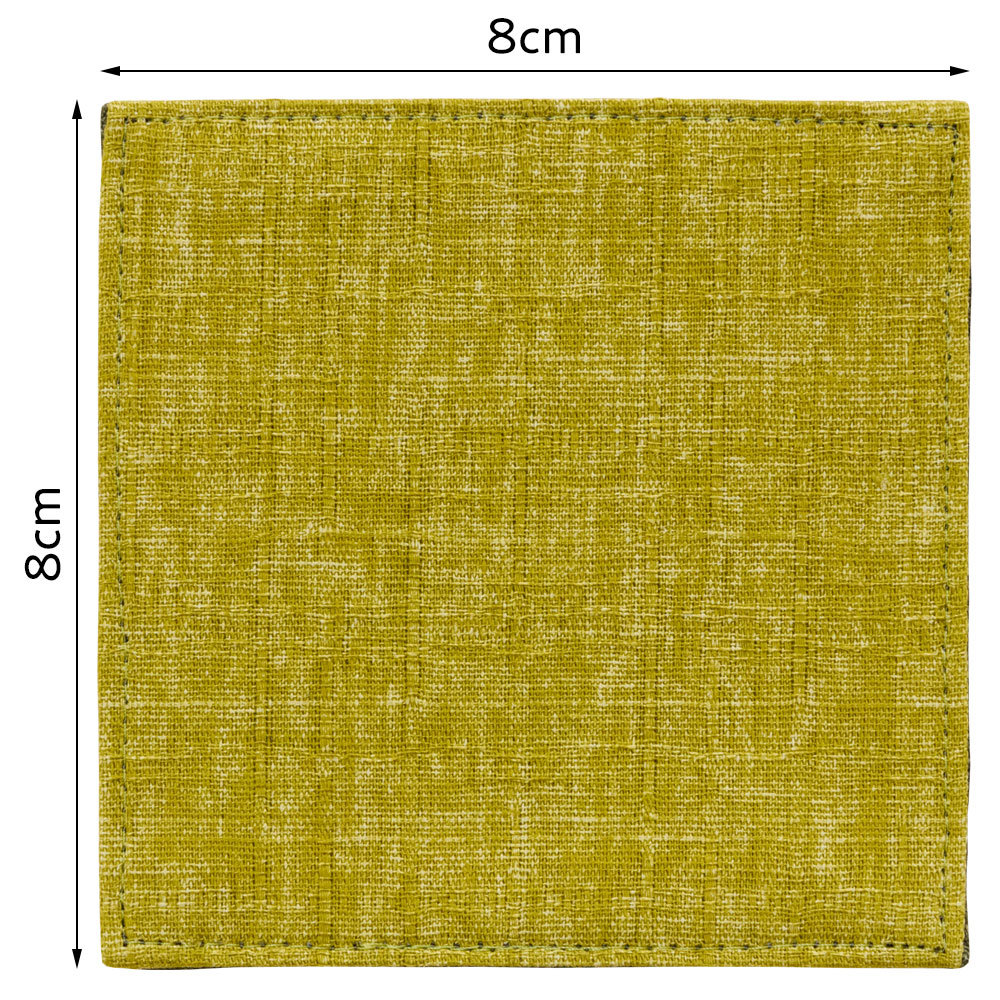 津軽びいどろ盃セット 春花と新芽 布製ミニコースター付きペアセット 百道発信 四季彩 Sake cup and cloth coaster set