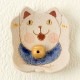瀬戸焼　民芸香立て　招猫 (K6209)　愛知県の工芸品　Seto-yaki Incense stand  Aichi craft