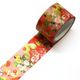 SAIEN Kimono美 華HANA マスキングテープ 四季華桜 25mm (GR-1020) 5m巻 友禅柄 金箔グラデーション 和紙ステーショナリー