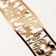 和柄ブックマーカー　夏金魚 (WAG003)　金の栞シリーズ　24K表面加工　金属製ブックマーカー　Metal bookmark  Japanese pattern