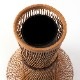 駿河竹千筋細工　花器　福寿　静岡県伝統工芸品　Suruga-takesensuji-zaiku  Vase made of bamboo sticks