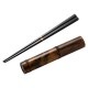 銘木つなぎ箸　銘木ケース　黒柿　京都・美山　銘木工芸　山匠　Wooden chopsticks with case  Persimmon-wood  Works of Japanese precious wood