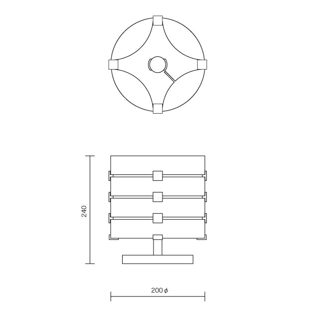 木工工作キット 輪重ね 自分でつくる木製ランプシェード・テーブル