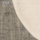 百道発信　月華ランチョンマット　生成 (IKI-1388)　リバーシブル　福岡県の布製品　Fabric place mat  Fukuoka craft