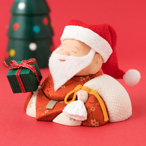 ここかしこ お着替え大黒 サンタクロースに変身する七福神・大黒様の