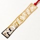 和柄ブックマーカー　野うさぎ (WAG008)　金の栞シリーズ　24K表面加工　金属製ブックマーカー　Metal bookmark  Japanese pattern