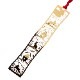 和柄ブックマーカー　十五夜兎 (WAG033)　金の栞シリーズ　24K表面加工　金属製ブックマーカー　Metal bookmark, Japanese pattern