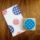 使いやすい丸型和柄はんこ　七宝　消しゴムはんこ　ただのやまもと　Japanese pattern hanko stamp