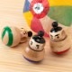 力士独楽　くるくるとお相撲さんが回る糸引きコマ　山形県の木地玩具　※色はお選びいただけません　Sumo stringing top  Yamagata craft