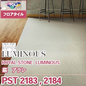※廃番　PST2183, PST2184 ルミナス [霰 アラレ] 東リ フロアタイル (石目/デザイン/2色/ケース販売)