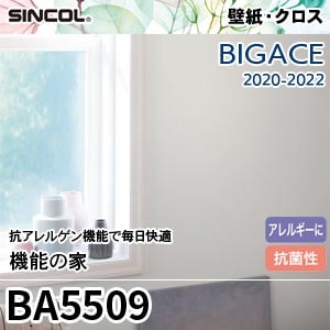 BA5509 シンコール 壁紙 [ビッグエース] 機能の家 (抗アレルゲン/抗菌/防かび) m販売