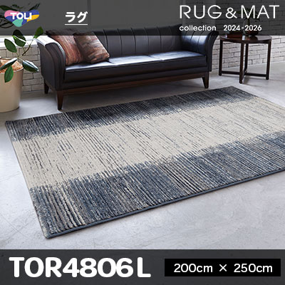 ラグ TOR4806L (200cm×250cm) 15mm厚 [ベルギー製] 東リ