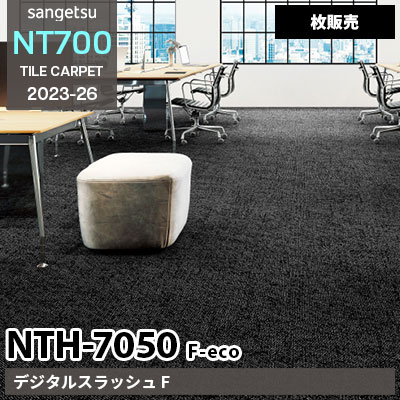 NTH7050 F-eco [デジタルスラッシュ F] NTH70502 NTH70502 サンゲツ タイルカーペット NT700 2023-26 [枚販売]