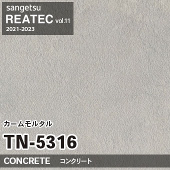TN5316 カームモルタル (コンクリート) サンゲツ リアテック vol.12 2024-26 m販売