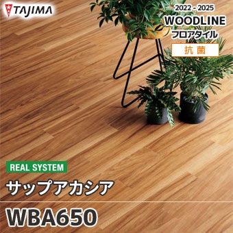 WBA650 [サップアカシア] タジマ フロアタイル (ウッドライン) ケース販売