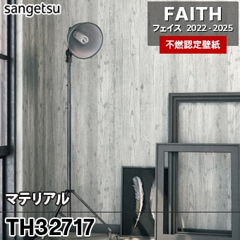 廃番 TH32717 マテリアル サンゲツ 不燃壁紙 フェイス 2022-25