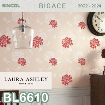 BL6610 ローラアシュレイ シンコール 壁紙 ビッグエース 2022-2024 ※廃番