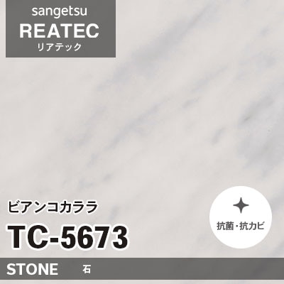 TC5673 ビアンコカララ (石) サンゲツ リアテック vol.12 2024-26 m販売
