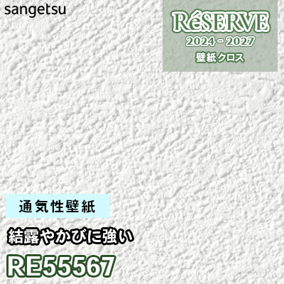 RE55567 サンゲツ 壁紙 リザーブ 2024-27