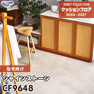 CF9648 シャインストーン 石目柄 東リ クッションフロア 2024-27 [住宅用] m販売