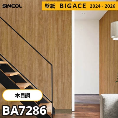 BA7286 [木目柄] シンコール 壁紙 ビッグエース 2024-2026 m販売