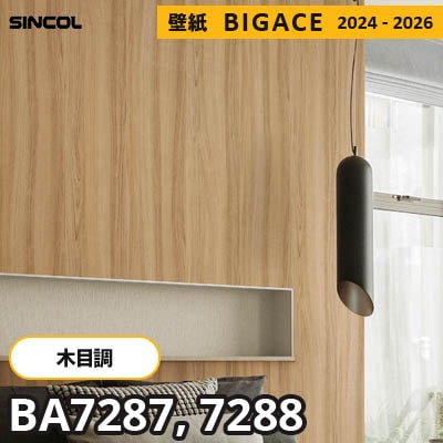 BA7287 BA7288 [木目柄] シンコール 壁紙 ビッグエース 2024-2026 m販売