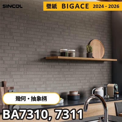BA7310 BA7311 [幾何学・抽象柄] シンコール 壁紙 ビッグエース 2024-2026 m販売