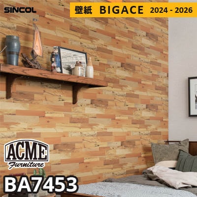 BA7453 ACMEファニチャー×シンコール 壁紙 ビッグエース 2024-2026 m販売