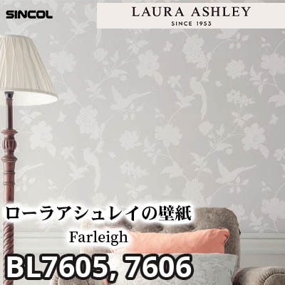 ローラアシュレイ BL7605 BL7606 [Farleigh] シンコール 壁紙 ビッグエース 2024-2026 m販売