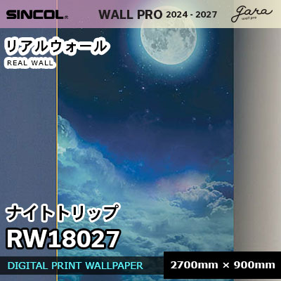 RW18027 [ナイトトリップ] リアルウォール シンコール 壁紙 ウォールプロ 2024 枚売り