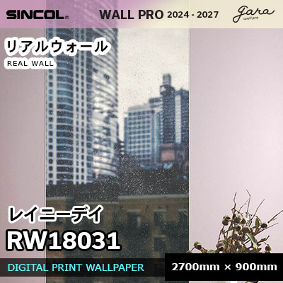 RW18031 [レイニーデイ] リアルウォール シンコール 壁紙 ウォールプロ 2024 枚売り