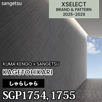 SGP1754 SGP1755 [カゲトヒカリ] 不燃 サンゲツ 高級壁紙 エクセレクト 2025-29年 (本売り)