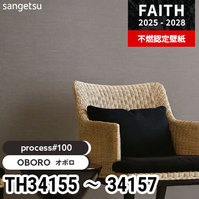 TH34155 TH34156 TH34157 [process#100] OBORO サンゲツ 不燃認定壁紙