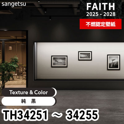 TH34251～34255 [Texture & Color] 5色 サンゲツ 不燃認定壁紙