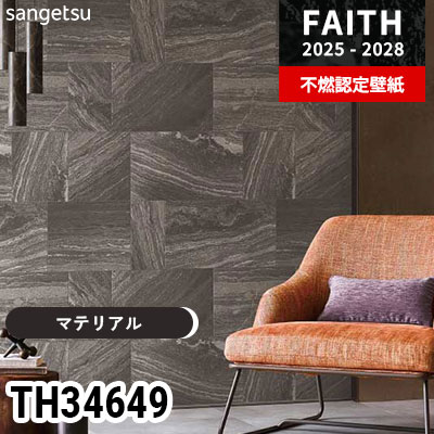 TH34649 [マテリアル] サンゲツ 不燃認定壁紙 フェイス 2025-28年 (m販売)
