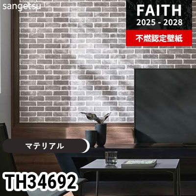 TH34692 [マテリアル] サンゲツ 不燃認定壁紙 フェイス 2025-28年 (m販売)