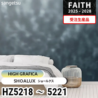 HZ5218 HZ5219 HZ5220 HZ5221 [ハイグラフィカ] 受注生産品 サンゲツ 不燃認定壁紙 フェイス 2025-28年 (巻販売)