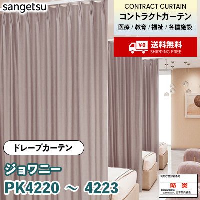 カーテン [ジョワニー] PK4220 PK4221 PK4222 PK4223 防炎 各種施設