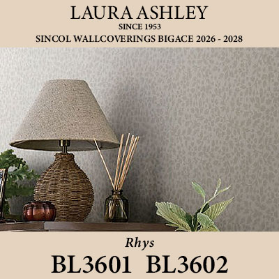 ローラアシュレイ BL3601 BL3602 リース [不燃] シンコール 壁紙