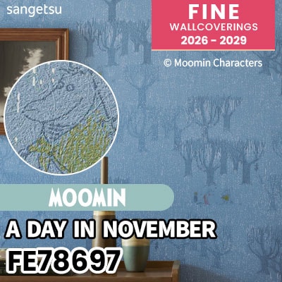 FE78697 [MOOMIN] ムーミン サンゲツ 壁紙 FINE ファイン 2026-2029 (m