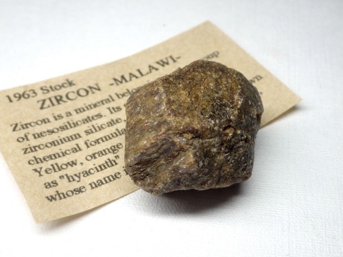 マラウイ産 ジルコン/Zircon (風信子鉱)
