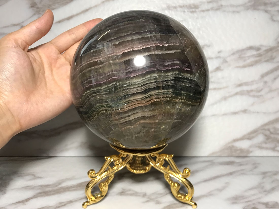 フローライト131mm丸玉